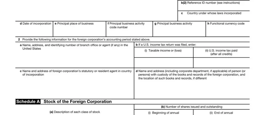 form 5471 completion process shown (part 2)
