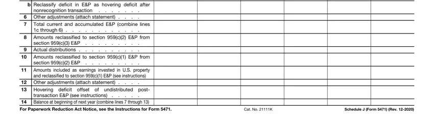Writing segment 2 of form 5471 schedule m instructions