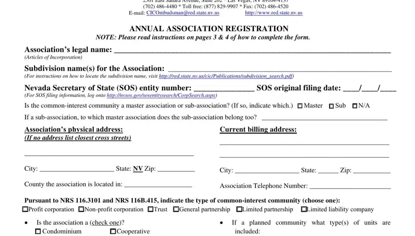 The way to fill out Form 562 stage 1