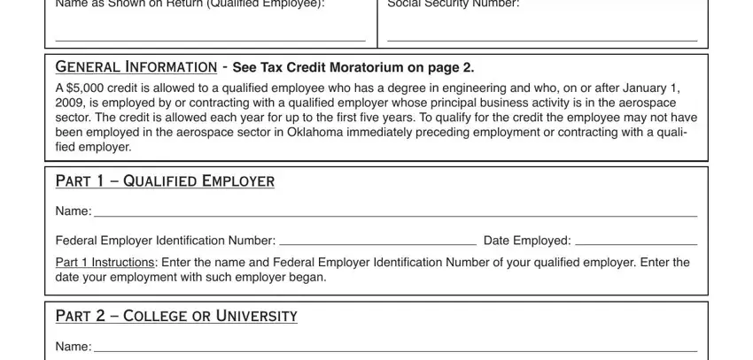 Completing segment 1 of oklahoma tax form 564