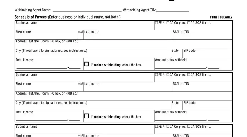 Tips on how to fill in nonresident withholding statement step 4