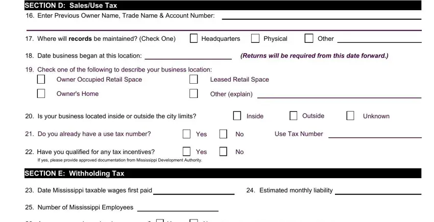 Step no. 4 in filling in form 70 001 17 1 1 000