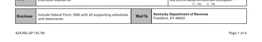 Ways to fill out 765 gp stage 3