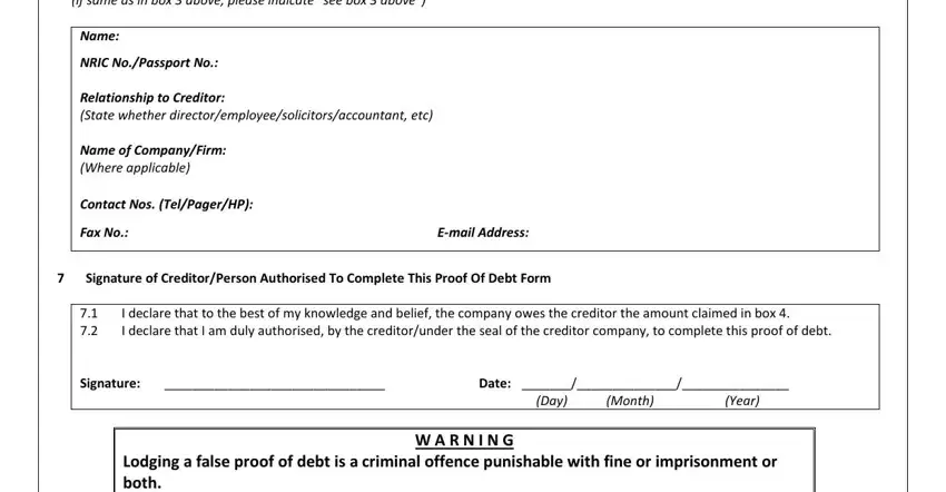 Stage number 3 in submitting afmsf full form in army