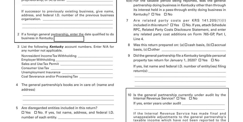 765 gp conclusion process clarified (step 5)