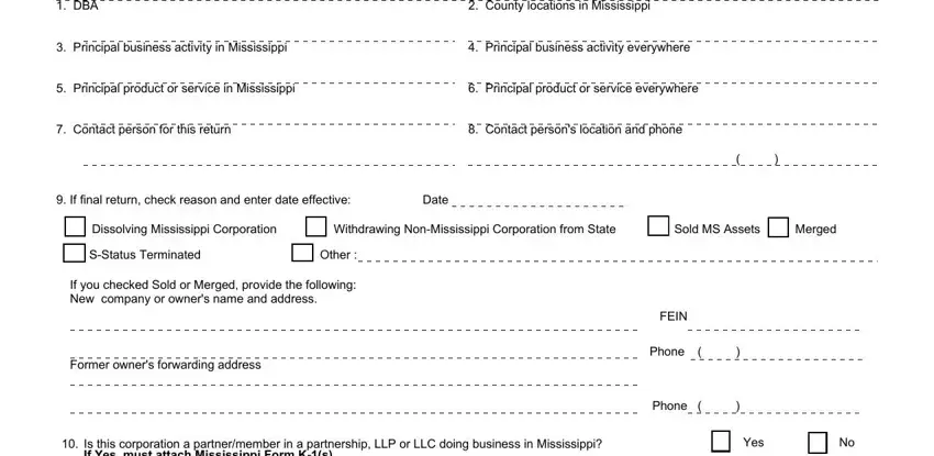 Step no. 4 for filling in Form 85 105 10 8 1 000