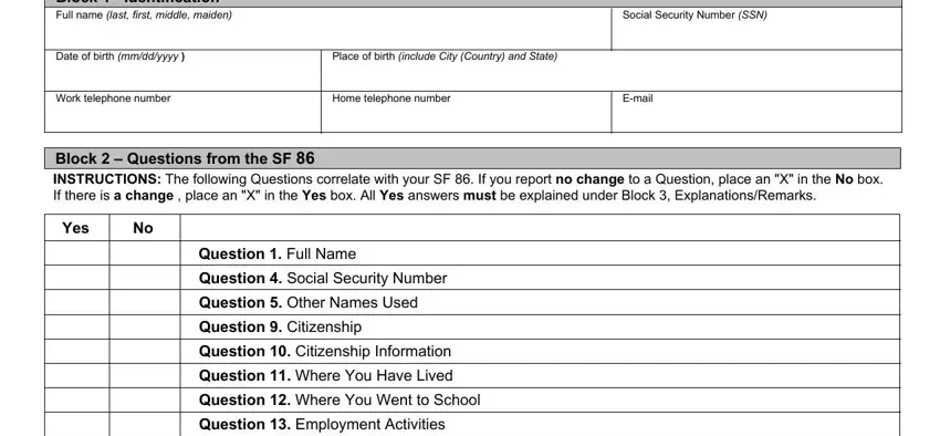 Filling out segment 1 in sf86c