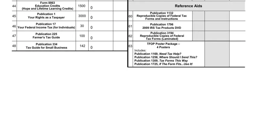 Publication, Publication, and Reference Aids in irs form 8635