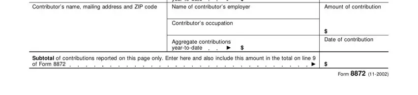 Part # 5 of filling out 15th