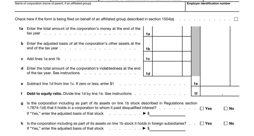 Part # 1 in filling in irs disqualified interest