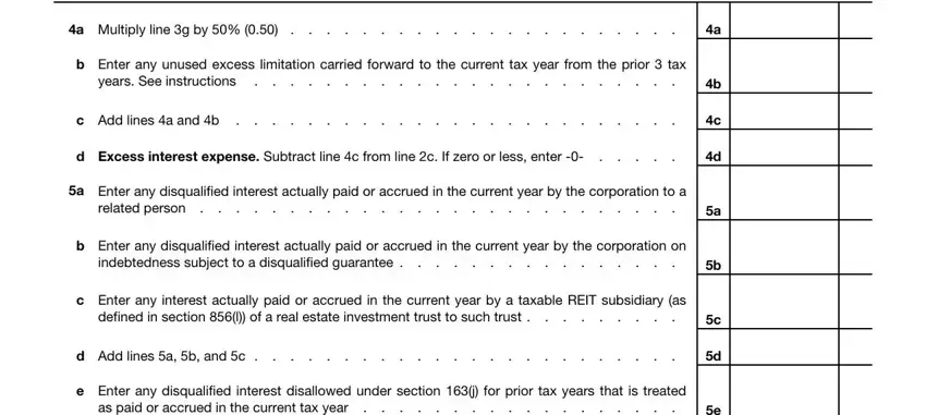a Enter any disqualified interest, years See instructions, and d Add lines a b and c of irs disqualified interest