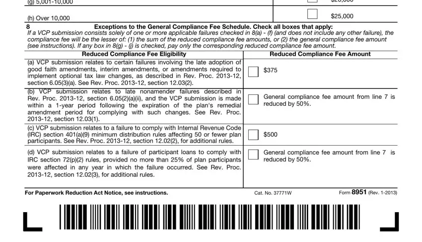 Writing part 2 of Form 8951