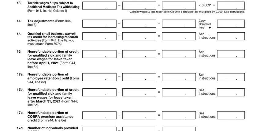 Tips on how to fill out irs form 943 944 stage 4