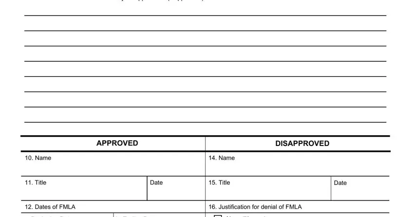 The right way to fill in opm form 9611 step 2
