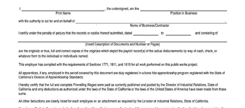 dir certified payroll form a 1 131 completion process detailed (part 3)
