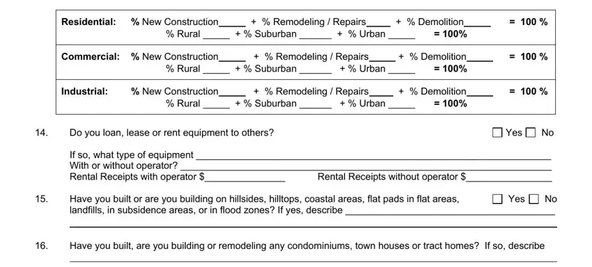 Step no. 5 in completing Form A 60