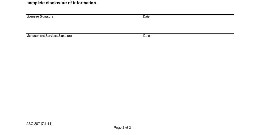Form Abc 807 completion process explained (part 5)