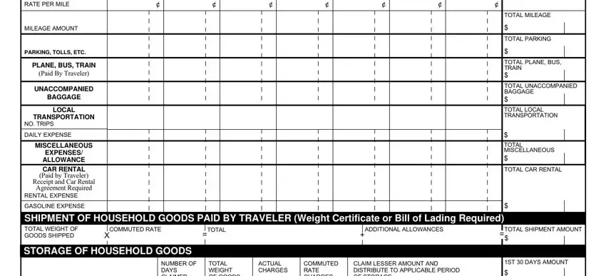 Step # 5 in filling out entitlements