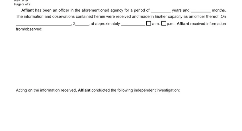 Filling out segment 4 in aoc 335