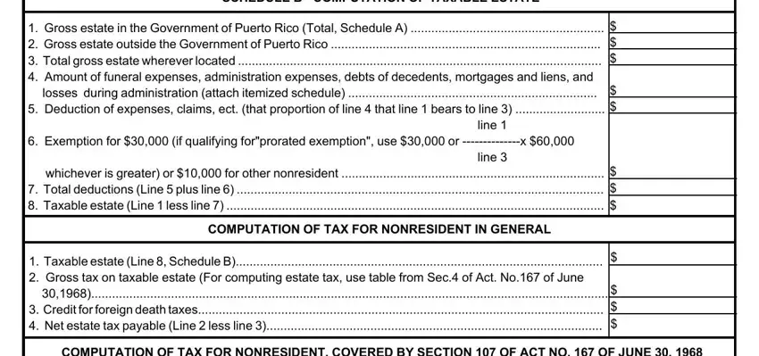 Completing section 5 of Rican