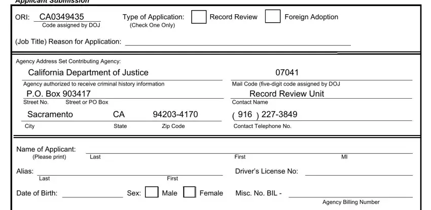 request for live scan services form writing process clarified (portion 1)