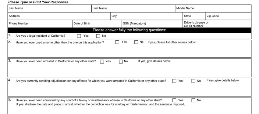 How to prepare Form Bcia 8372 portion 1