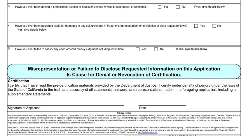 Form Bcia 8372 completion process described (portion 2)