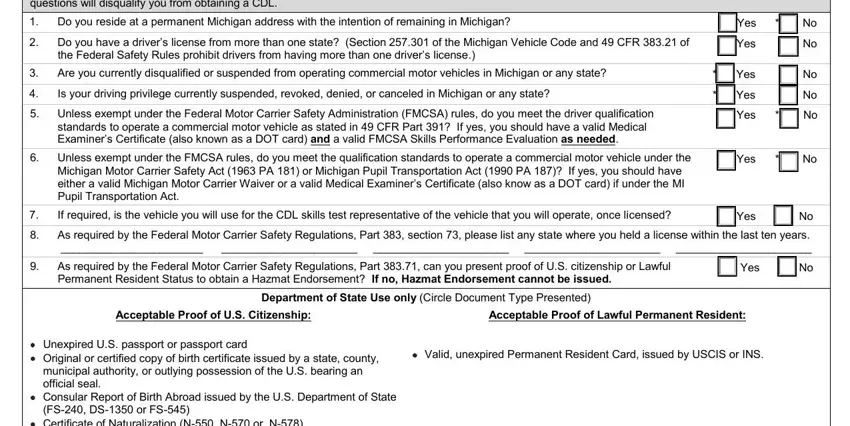 How to complete Form Bfs 103 stage 2