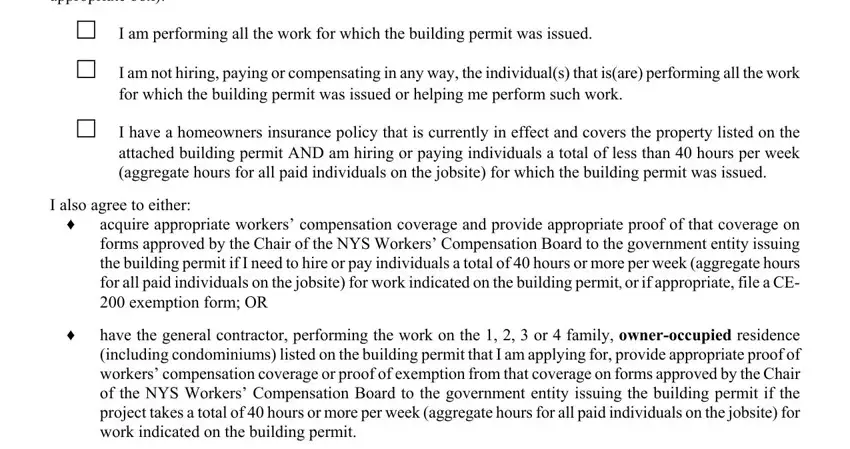 Filling out part 1 in bp 1 insurance form