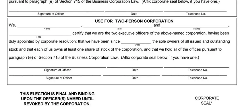Stage number 2 in submitting c 105 51 form