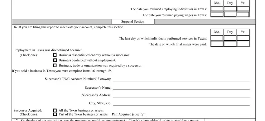 Part # 3 in submitting Form C 1Am
