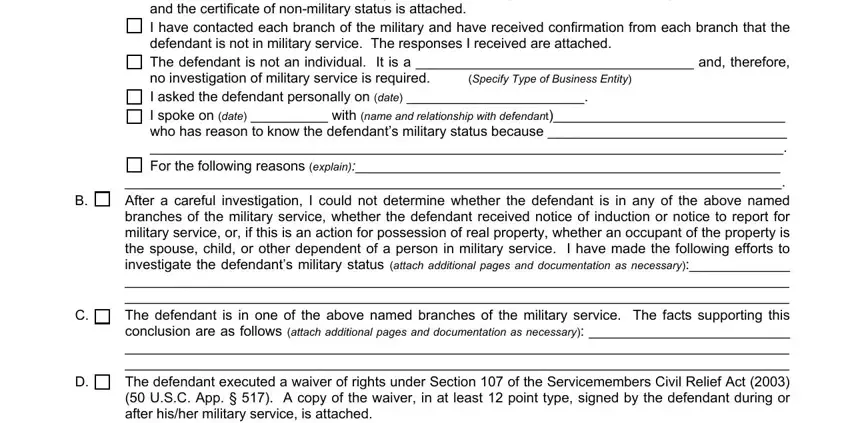 Completing section 2 in App