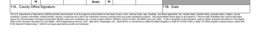 Filling in section 3 of 867 form