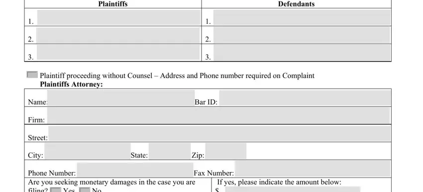 Part no. 1 for filling in Form Ccr D 90