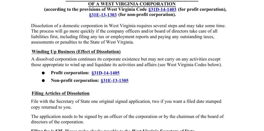 Guidelines on how to complete Form Cd 6 part 3