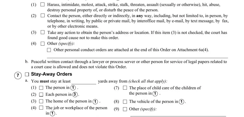 Stage number 4 of completing civil hearing 2