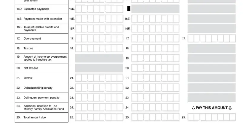 Part no. 4 in filling in Form Cift 620