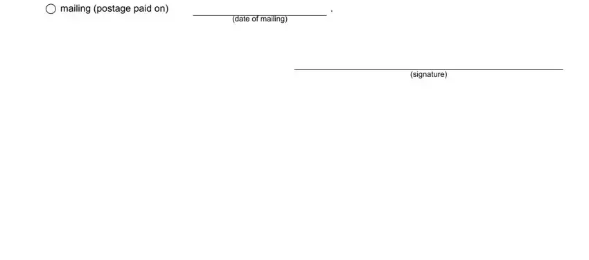 Guidelines on how to prepare postage part 5