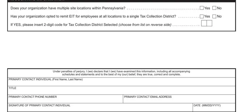 Step no. 2 for completing new employee forms