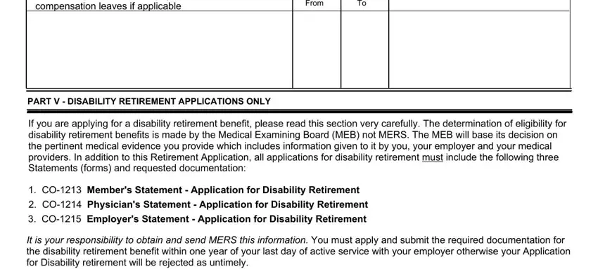 Part no. 3 for submitting MERS