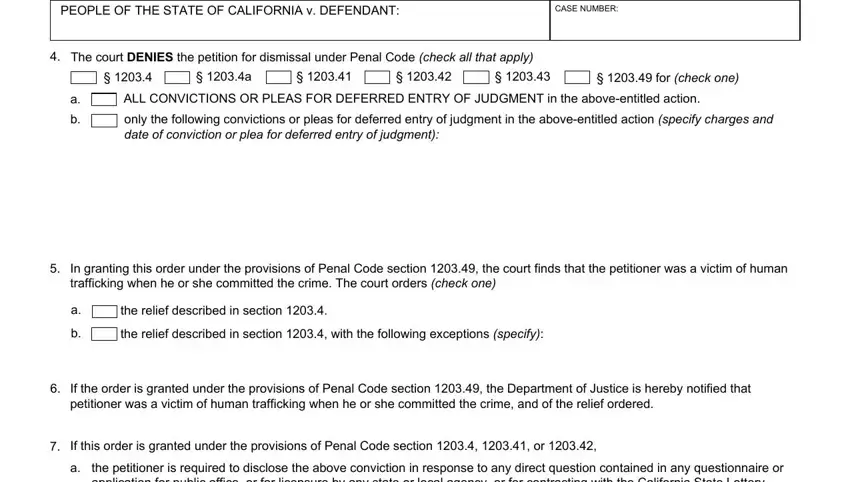 form 181 conclusion process outlined (stage 3)