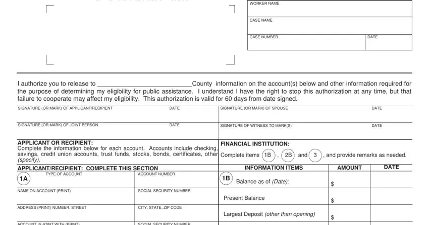 Filling in part 1 in ca financial institution cdss online