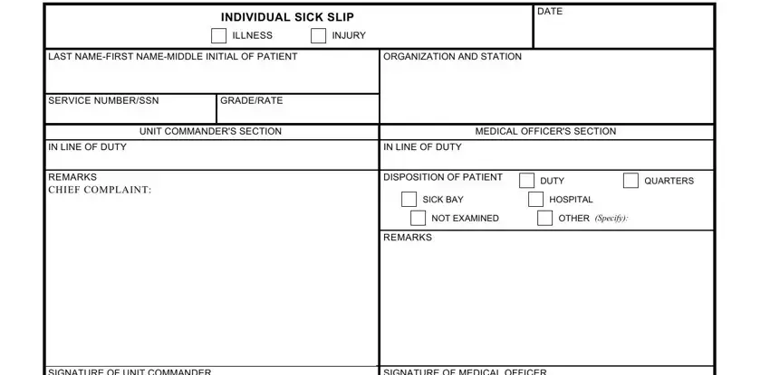 sick slip writing process explained (part 2)