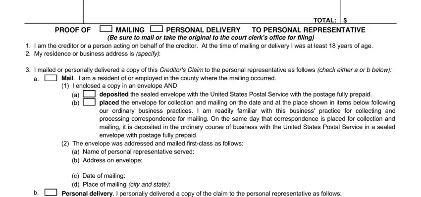 Form De 172 conclusion process detailed (step 4)