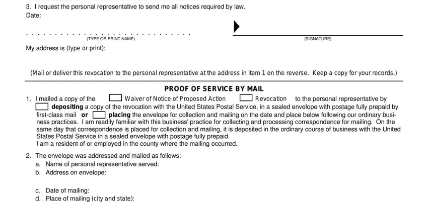 ca waiver probate writing process detailed (step 4)