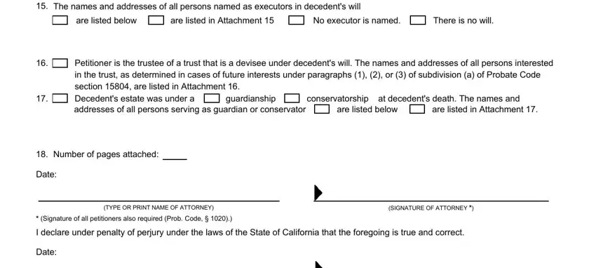 Part number 5 of filling out how to determine property