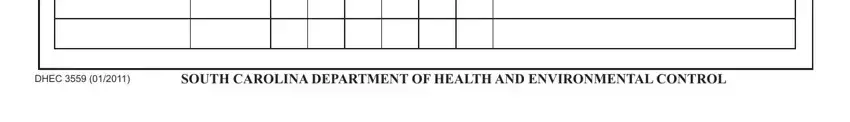 Simple tips to fill in Form Dhec 3559 stage 3