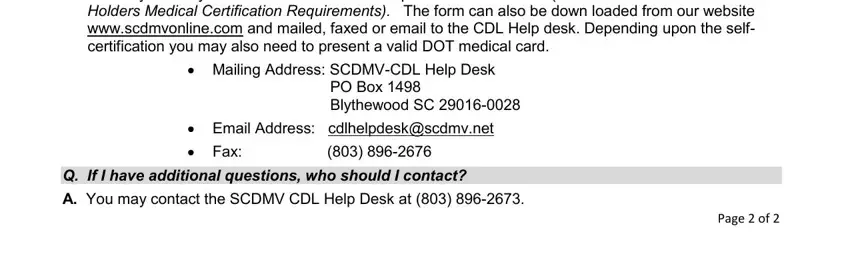 The right way to prepare sc dmv cdl help desk step 3