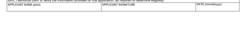 Step number 5 for completing license application online