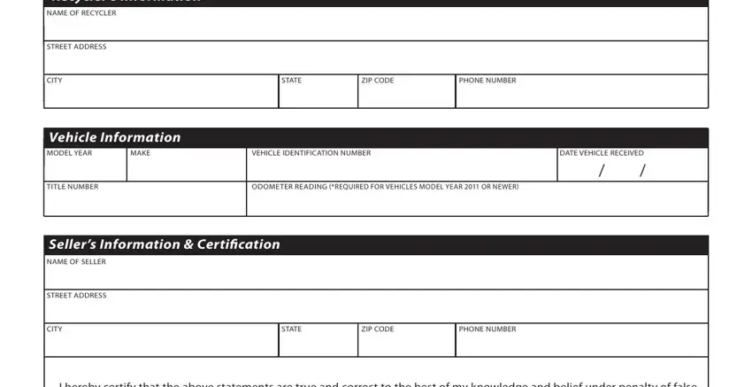 Completing section 1 of false